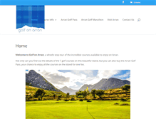 Tablet Screenshot of golfonarran.com